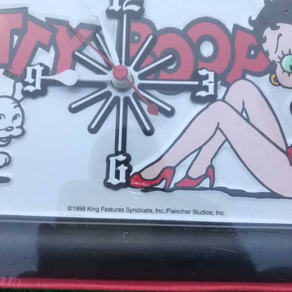 1998 Betty Boop clock vintage 90s collectibles - Picture 2 of 7